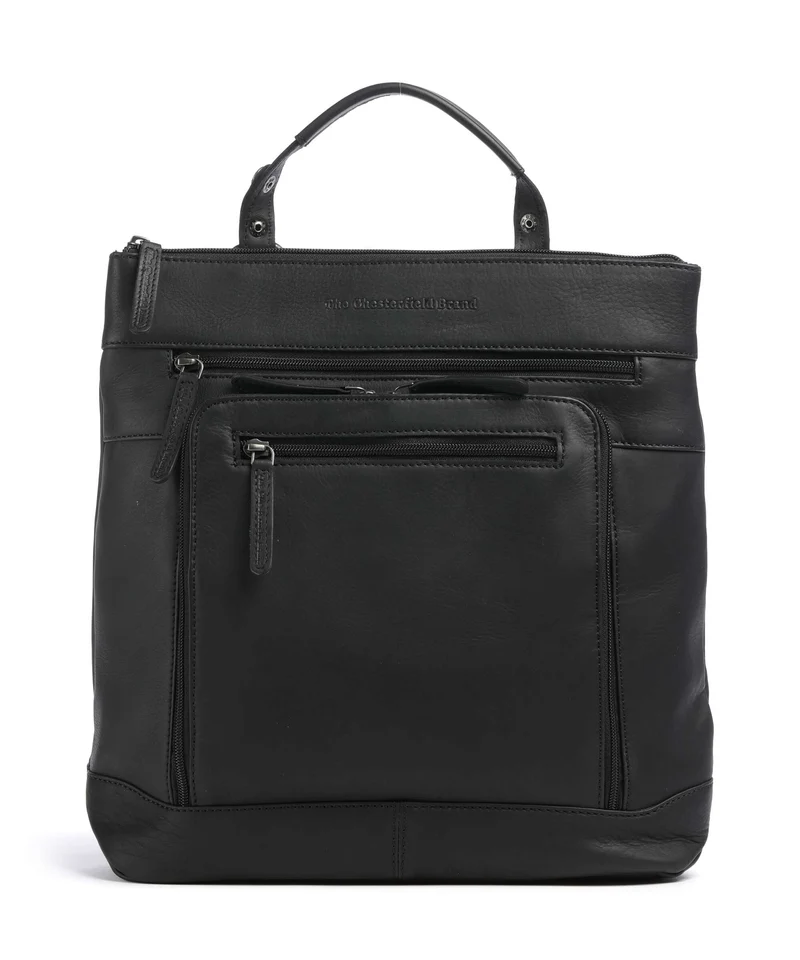 The Chesterfield Brand Wax Pull Up Cow Caldero Ryggsäck black