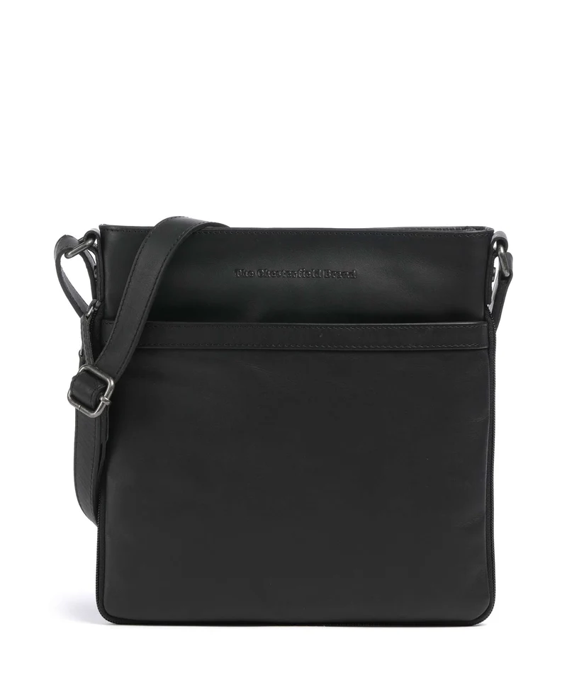 The Chesterfield Brand Wax Pull Up Cow Mirea Crossover väska black