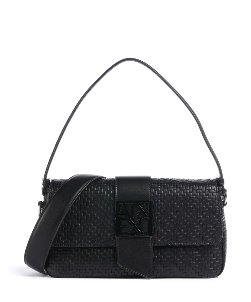 Armani Exchange Susy Soft Woven Axelremsväska black