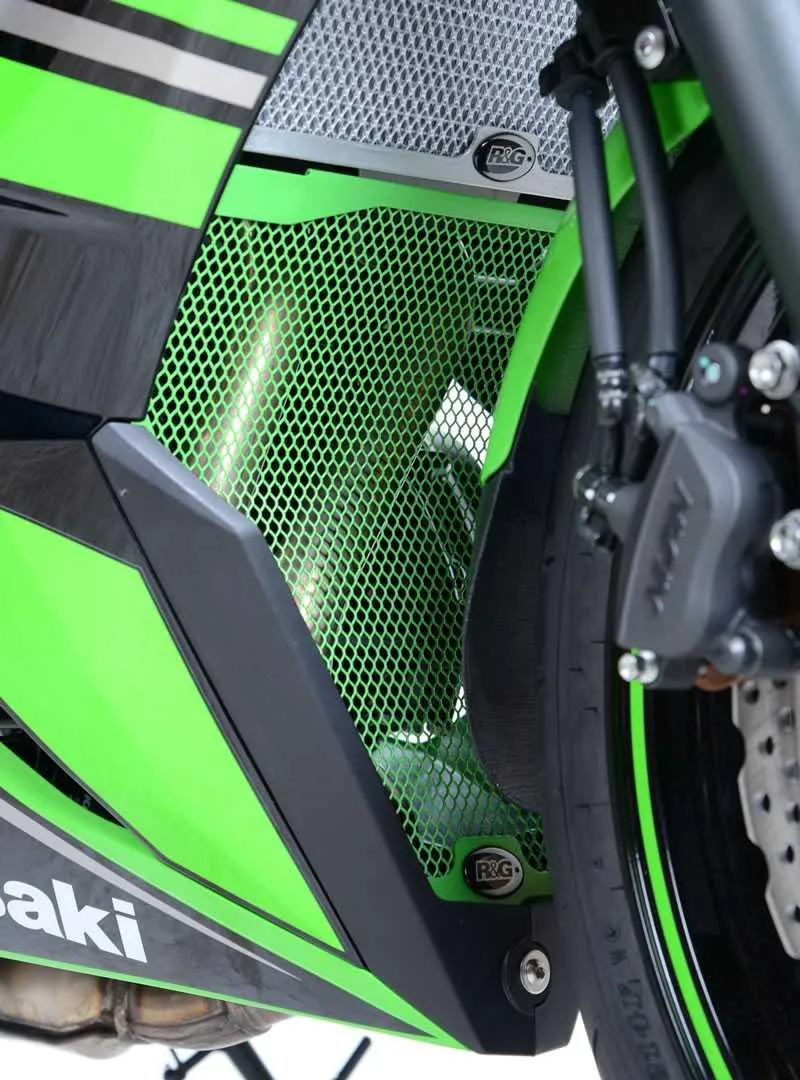 Downpipe Grille, BLACK, Kawasaki Ninja 650 17-