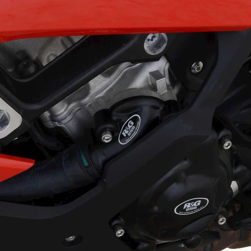 BMW S1000RR 19- / S1000R 21- / M1000RR 21- / S1000XR 20- / M1000XR 24- / M1000R 23-, left side water pump cover. Race/road version