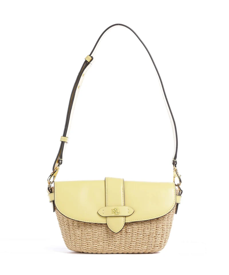 Lauren Ralph Lauren Lynden Small Axelremsväska natural/lemon sorbet