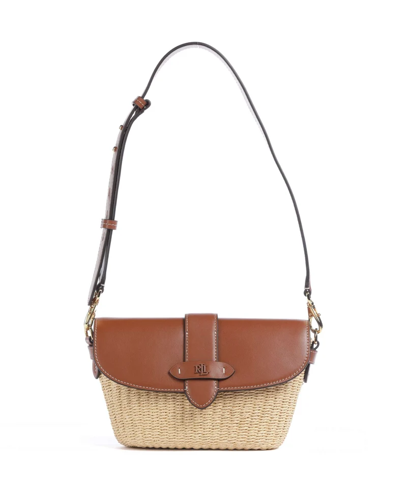Lauren Ralph Lauren Lynden Small Axelremsväska natural/lauren tan
