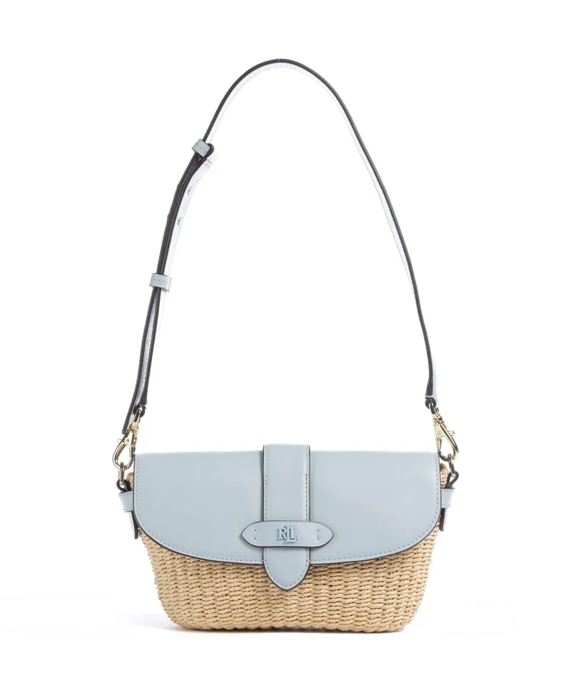Lauren Ralph Lauren Lynden Small Axelremsväska natural/alpine blue