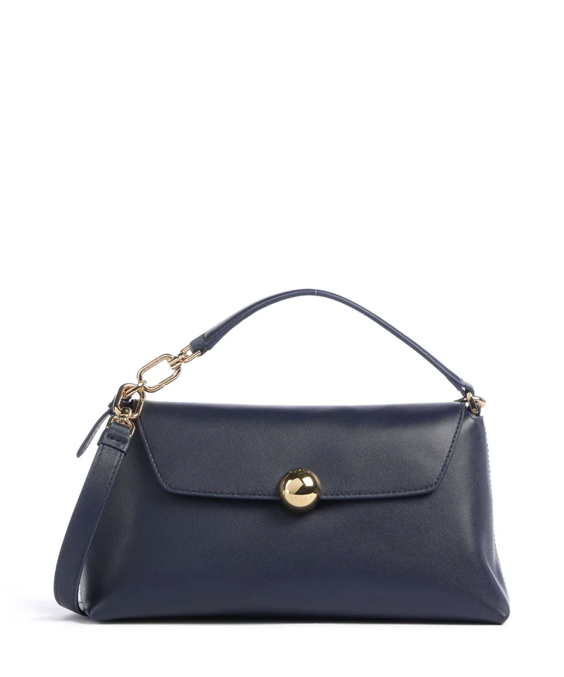 Furla Sfera Soft Mini Crossover väska ink blue