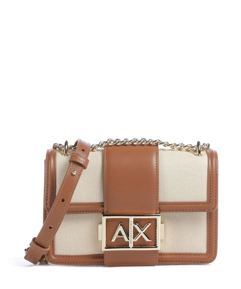 Armani Exchange Wonder S Axelremsväska natural/saline clay