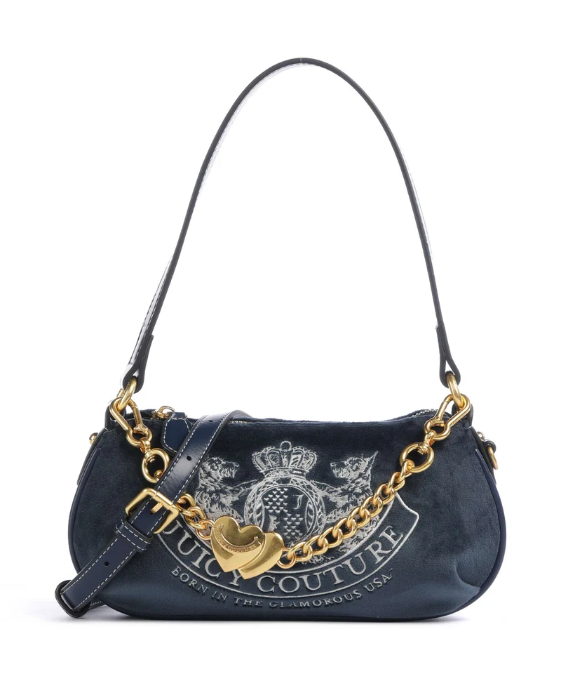 Juicy Couture Twig Narrative S Axelremsväska blue depths