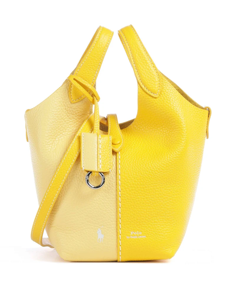 Polo Ralph Lauren Play Small Crossover väska canary yellow/lemon meringe
