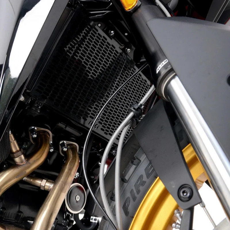 PRO Radiator Guard BLACK - Moto Morini X-CAPE (650) 22-