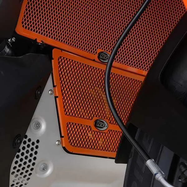 Downpipe Grille, TITANIUM, KTM 790 Adventure 19-22 / 890 Adventure 20-22 / Husq. Norden 901 22-
