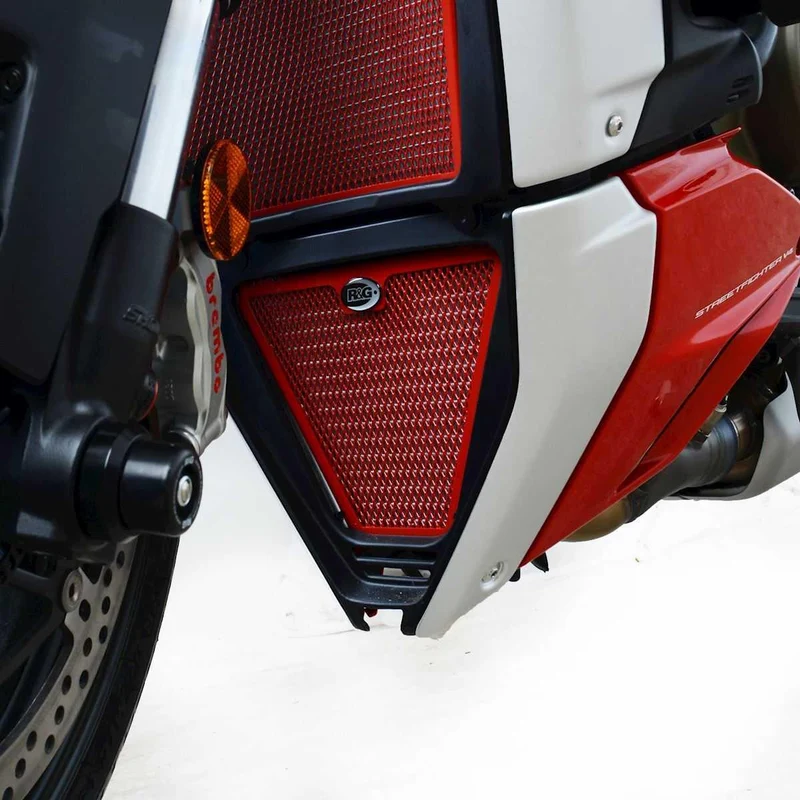 Oil Cooler Guard BLACK - Ducati Streetfighter V4(S) 20-24 / Panigale V4R 19-24 / V4(S) 18-24 / Speciale 18-24