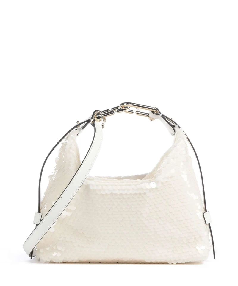 Furla Tonie Mini Axelremsväska talco