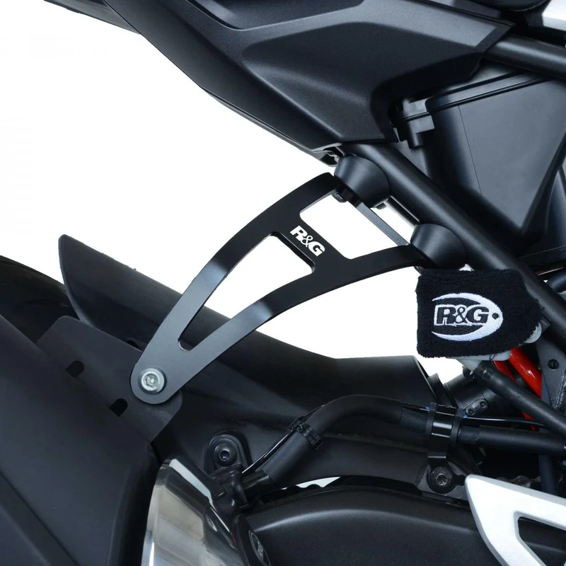 Exhaust Hanger & Footrest Blanking Plate kit, BLACK, Honda CB300R 18-