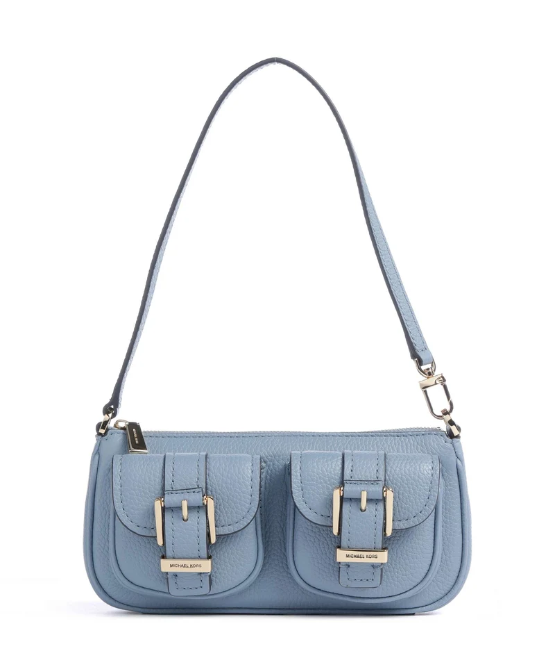 Michael Kors Zoe Small Axelremsväska chambray