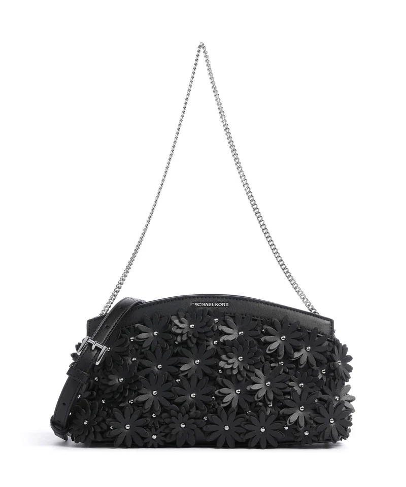 Michael Kors Athena Dome Chain Small Axelremsväska black