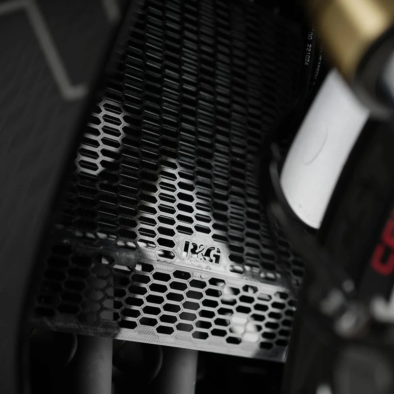 PRO Radiator Guard BLACK - CFMoto 450 SR (SS) 23-