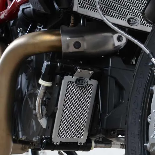 Oil Cooler Guard, BLACK, Indian FTR1200(S) 19-