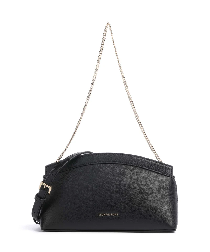 Michael Kors Athena Dome Chain Small Axelremsväska black