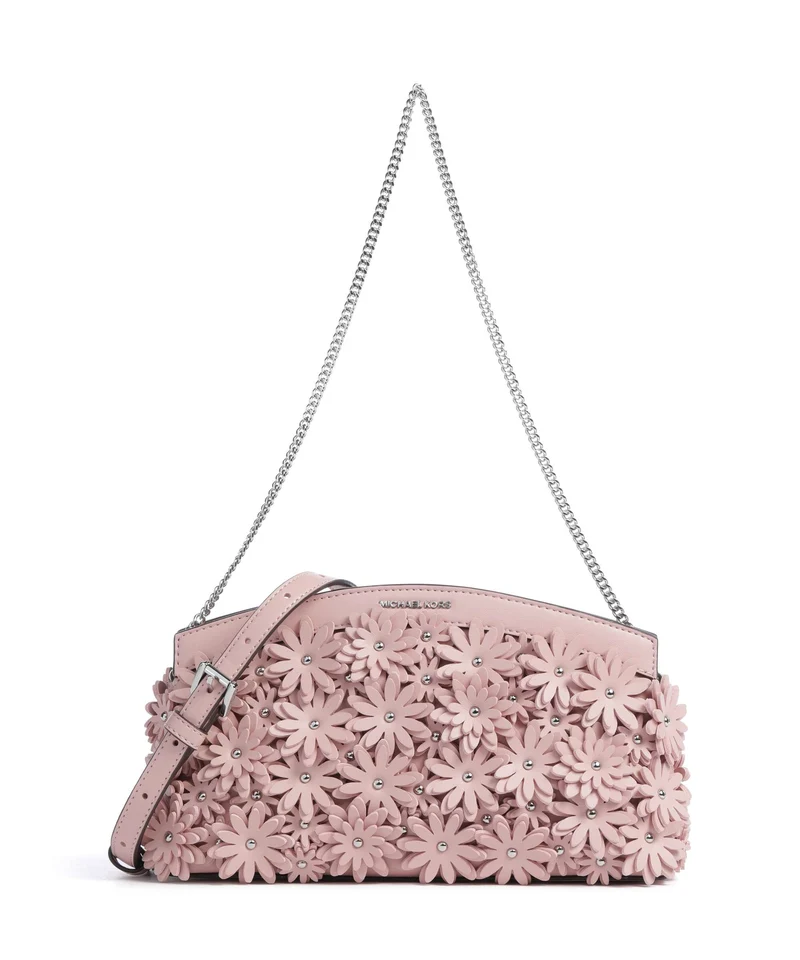 Michael Kors Athena Dome Chain Small Axelremsväska smokey rose