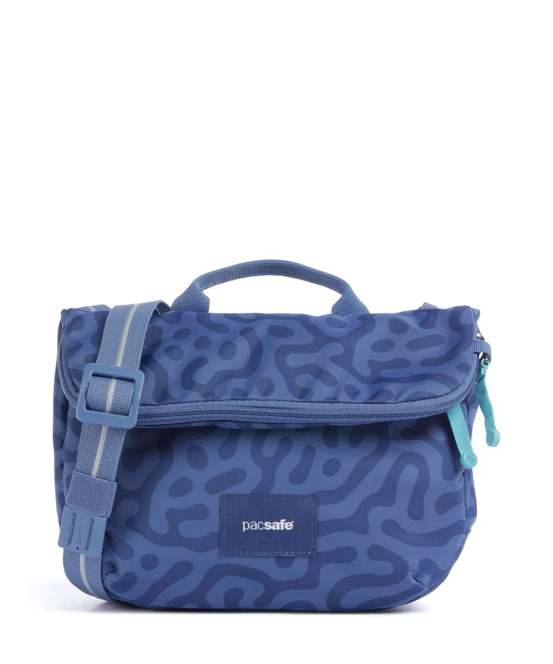 Pacsafe Go Saddle Crossover väska cerulean blue