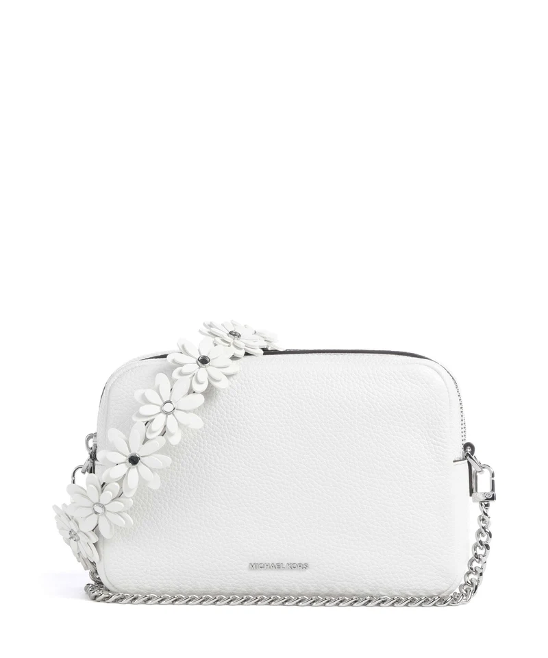 Michael Kors Bryant Medium Crossover väska optic white