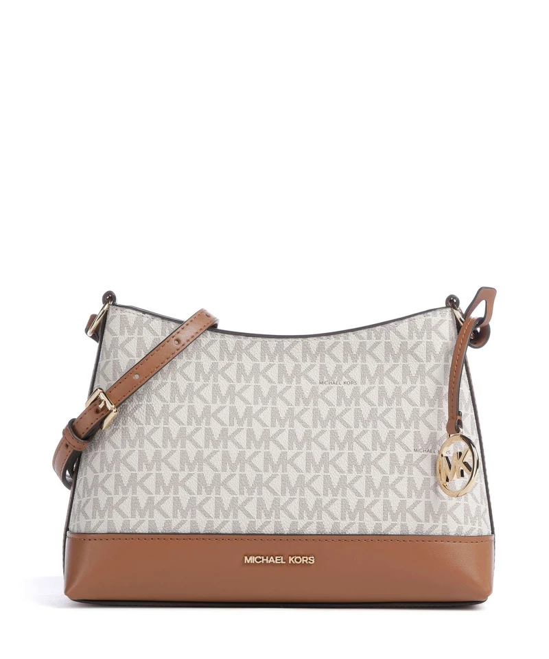 Michael Kors Andie Small Crossover väska vanilla/acrn