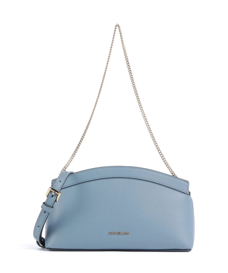 Michael Kors Athena Dome Chain Small Axelremsväska chambray