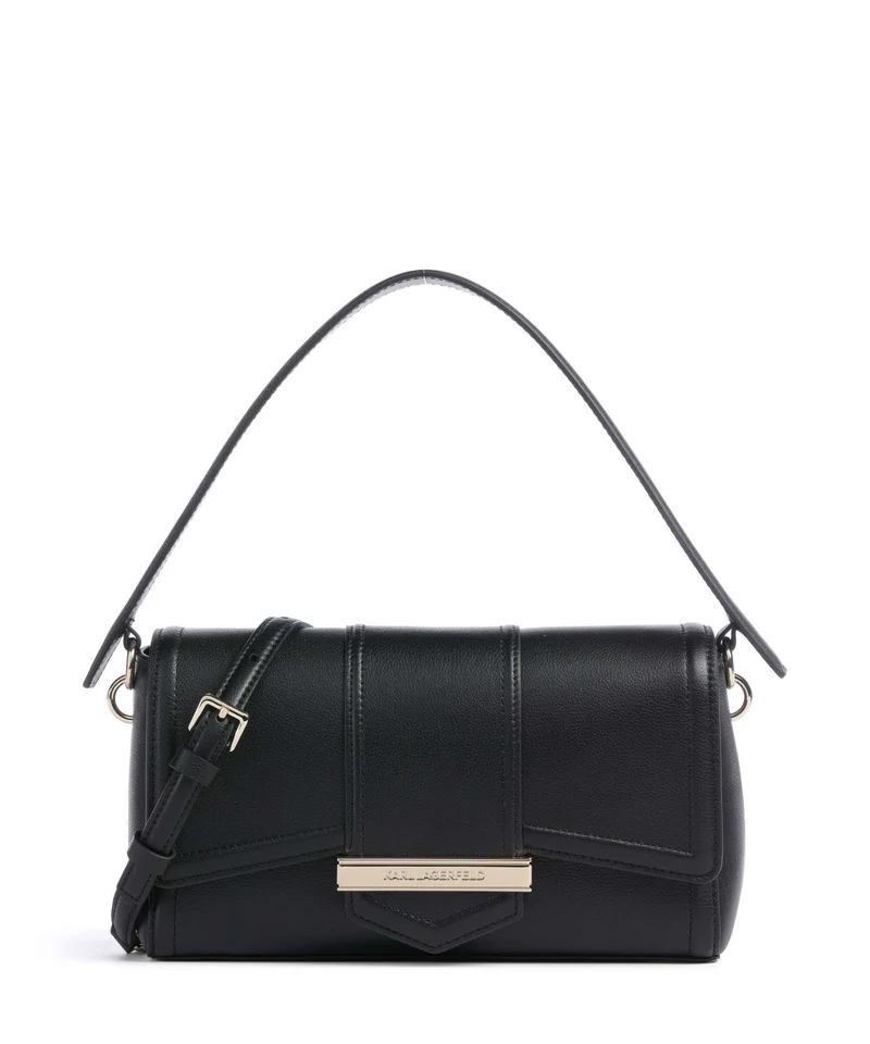Karl Lagerfeld K/Nova Medium Axelremsväska black/gold