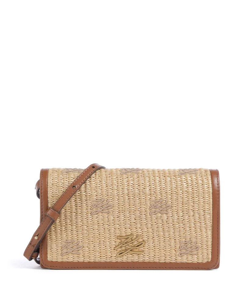 Karl Lagerfeld K/Autograph Mini Crossover väska natural/tan