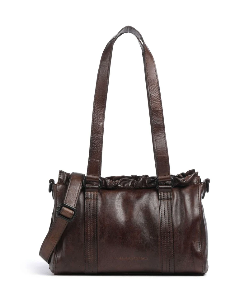 Spikes & Sparrow Apache Janetta Axelremsväska dark brown