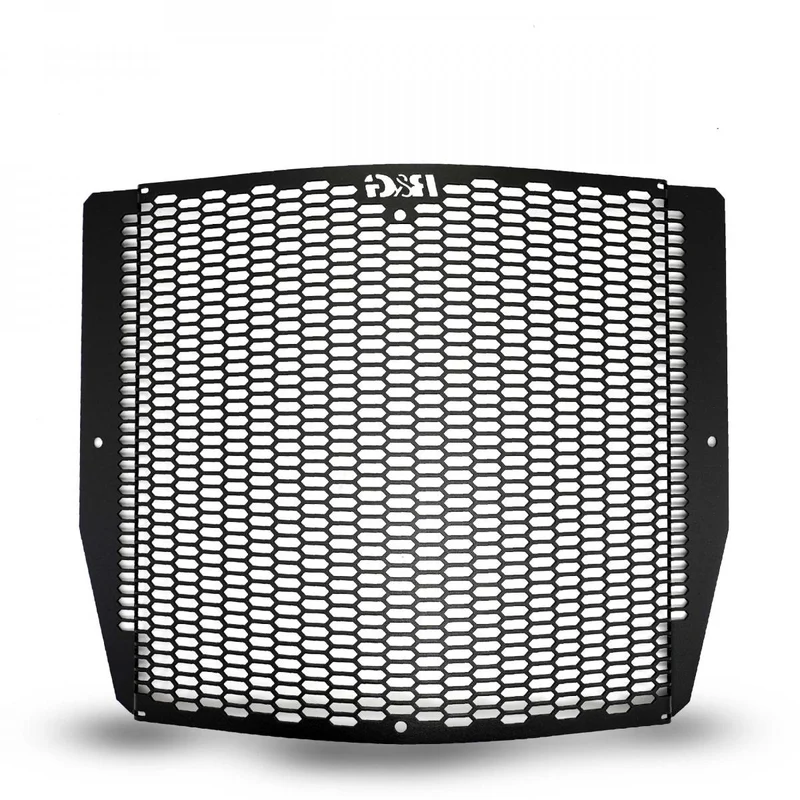 PRO Radiator Guard BLACK - Triumph Street Triple 765 RS 23- / R 23- / Moto2 23- / Speed Triple 1200RR 22- / Speed Triple RS 21-