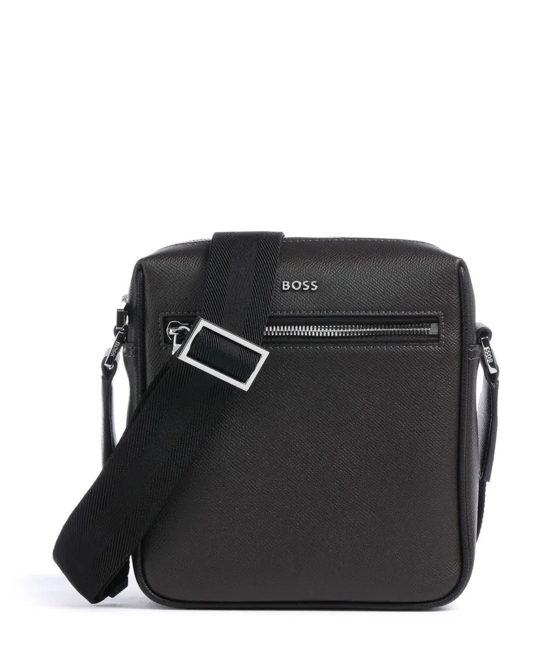 BOSS Daxter Crossover väska dark brown