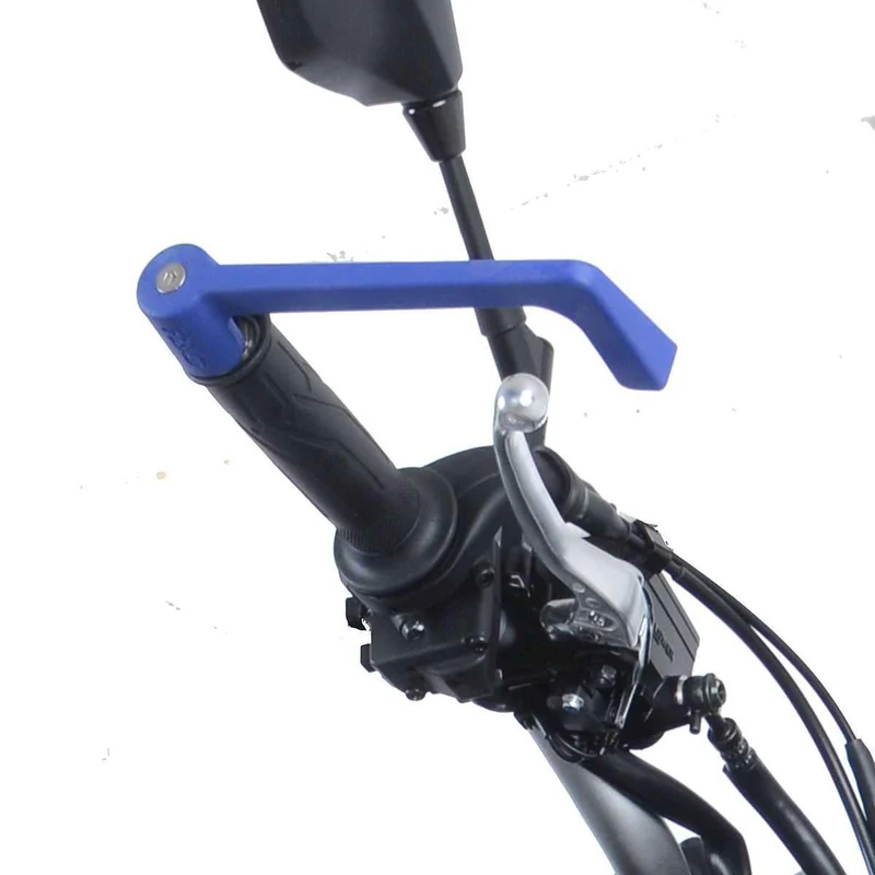 Moulded Lever Guard, Blue, Triumph Tiger 900 (GT/Rally (Pro)), Tiger 1200 GT/Rally 22- / Tiger 850 Sport 21- / Speed Triple 1200 RS 21- WITH BE mirrors