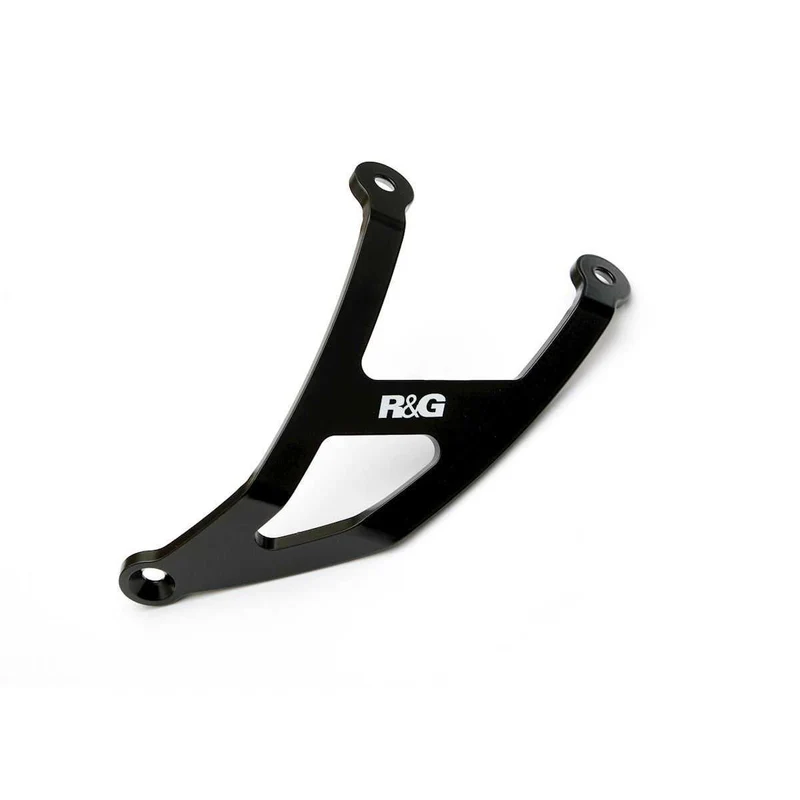 Exhaust Hanger & left hand footrest blanking plate (kit), BLACK, BMW S1000XR 20-