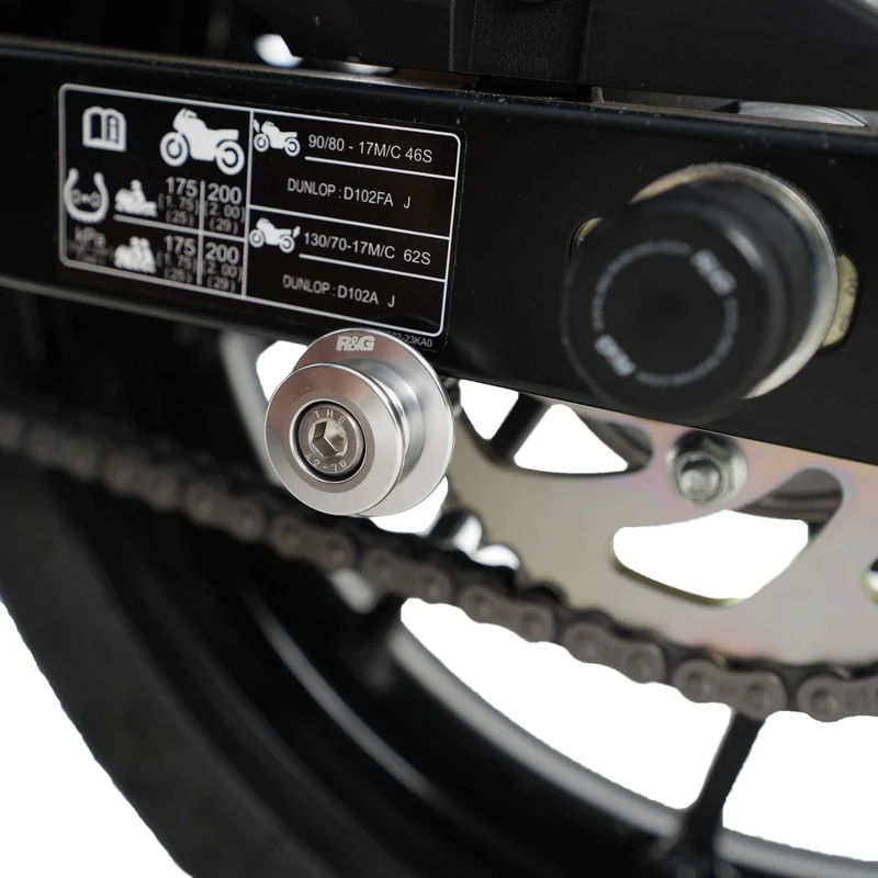 R&G Elevation series Paddock Stand Bobbins, M8, BLACK