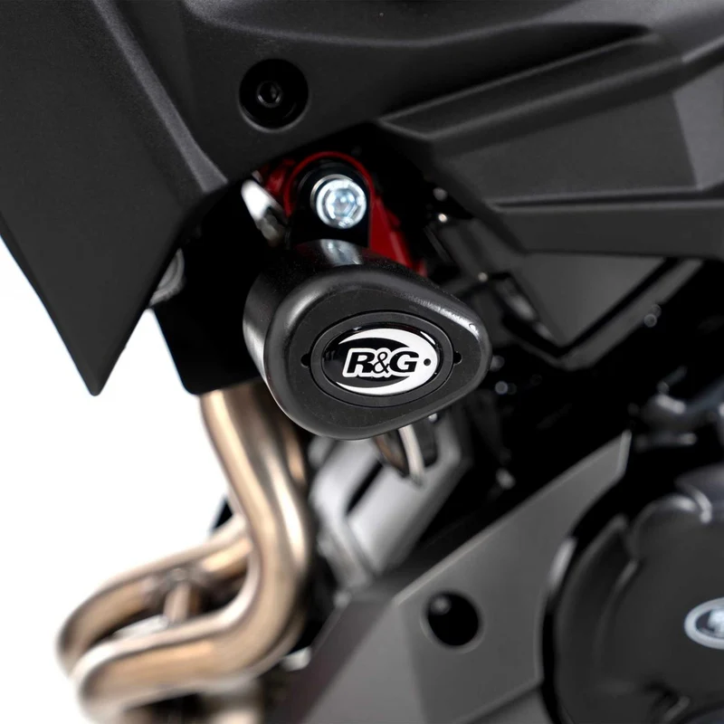 Aero no-cut Frame Sliders (WHITE), Kawasaki Ninja 500 24- / Z 500 24- / Ninja 400 / Ninja 250 18- / Z400 19- / Z250 19-