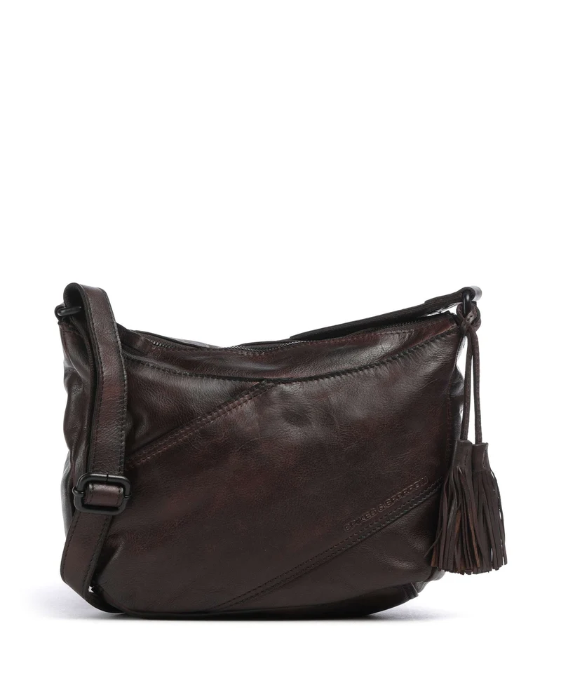 Spikes & Sparrow Apache Lorain Crossover väska dark brown