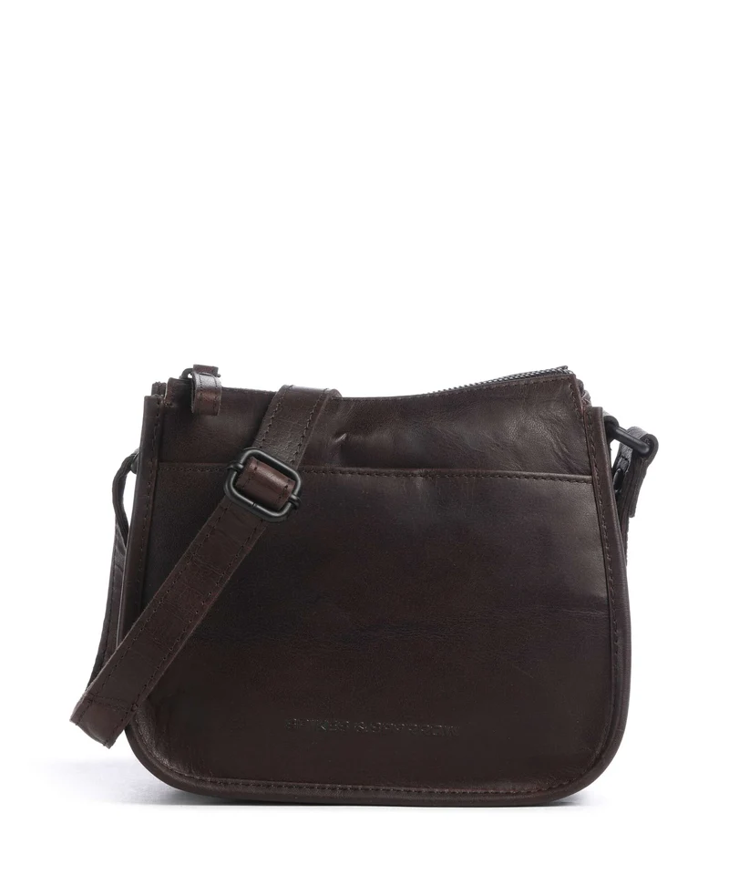 Spikes & Sparrow Bronco Joy Crossover väska dark brown