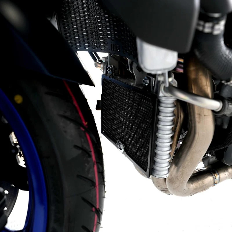 PRO Oil Cooler Guard, BLACK, Yamaha MT-10 (SP) 16-