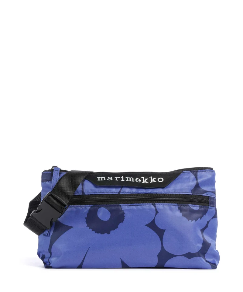 Marimekko Neat Unikko S Crossover väska blue/dark blue