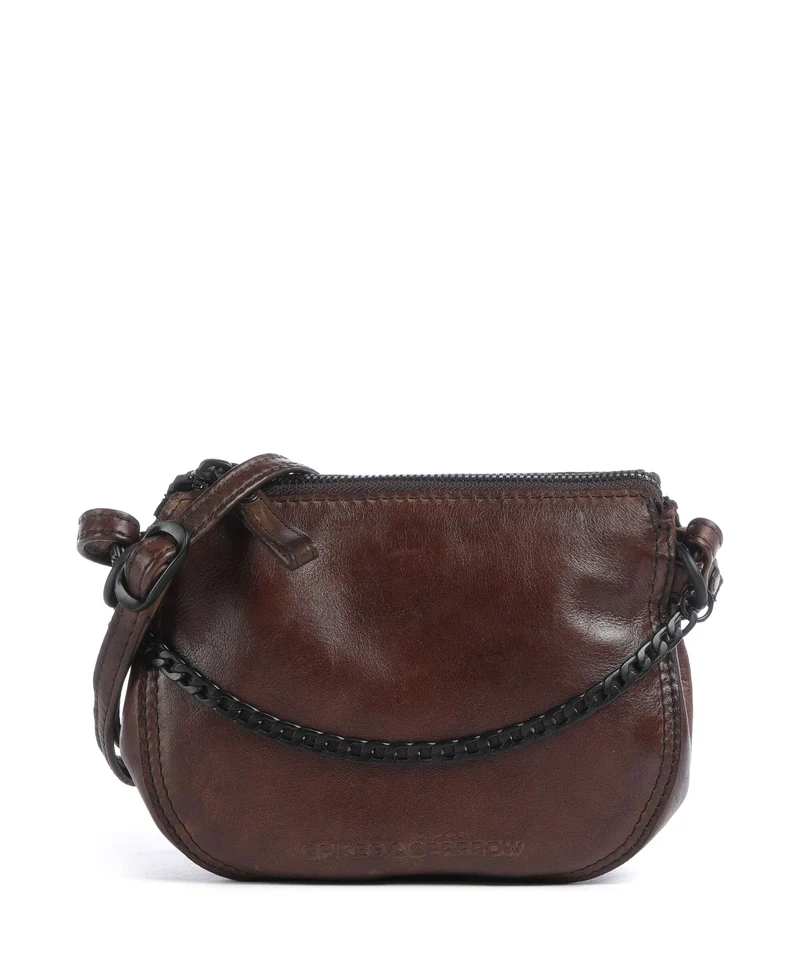 Spikes & Sparrow Apache Delaine Crossover väska dark brown