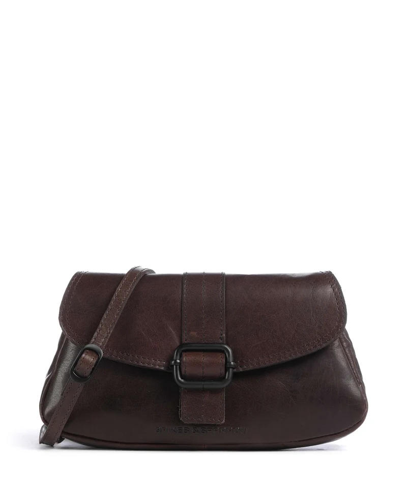 Spikes & Sparrow Bronco Sylvie Crossover väska dark brown