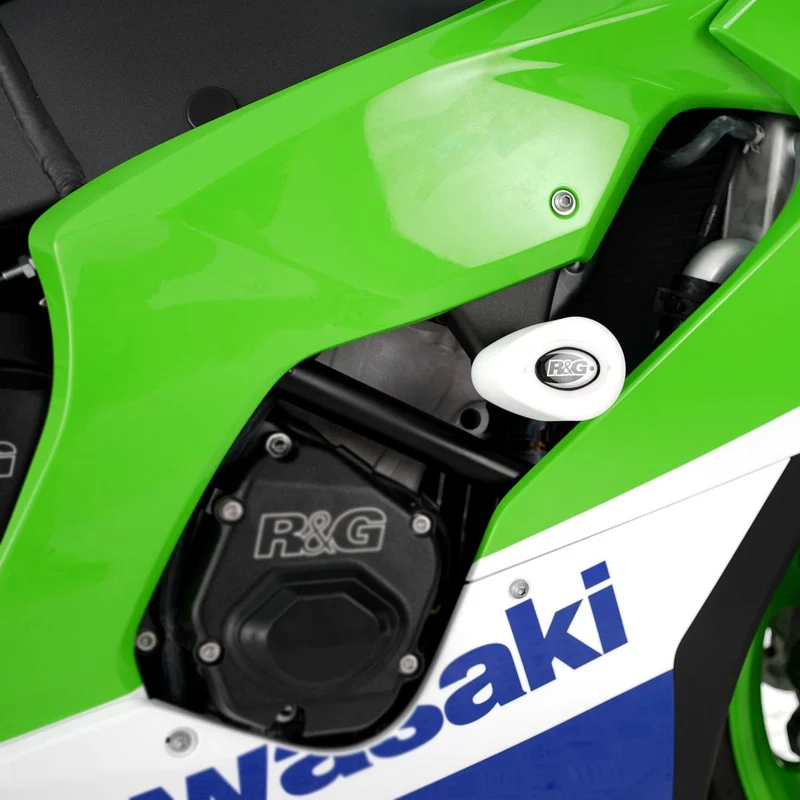 Aero Crash Protectors (WHITE), Kawasaki ZX-10R 11- / ZX-10RR 21-