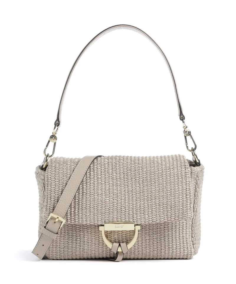 Abro Raffia Classica Temi Axelremsväska sahara