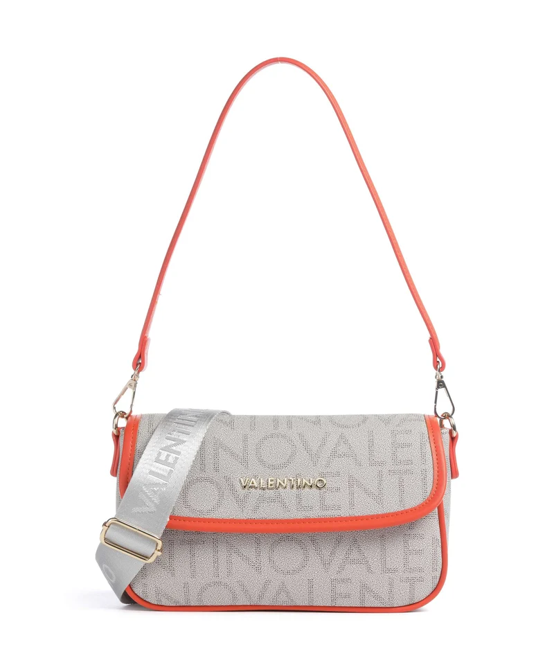 Valentino Bags Regina Re Axelremsväska beige/arancio