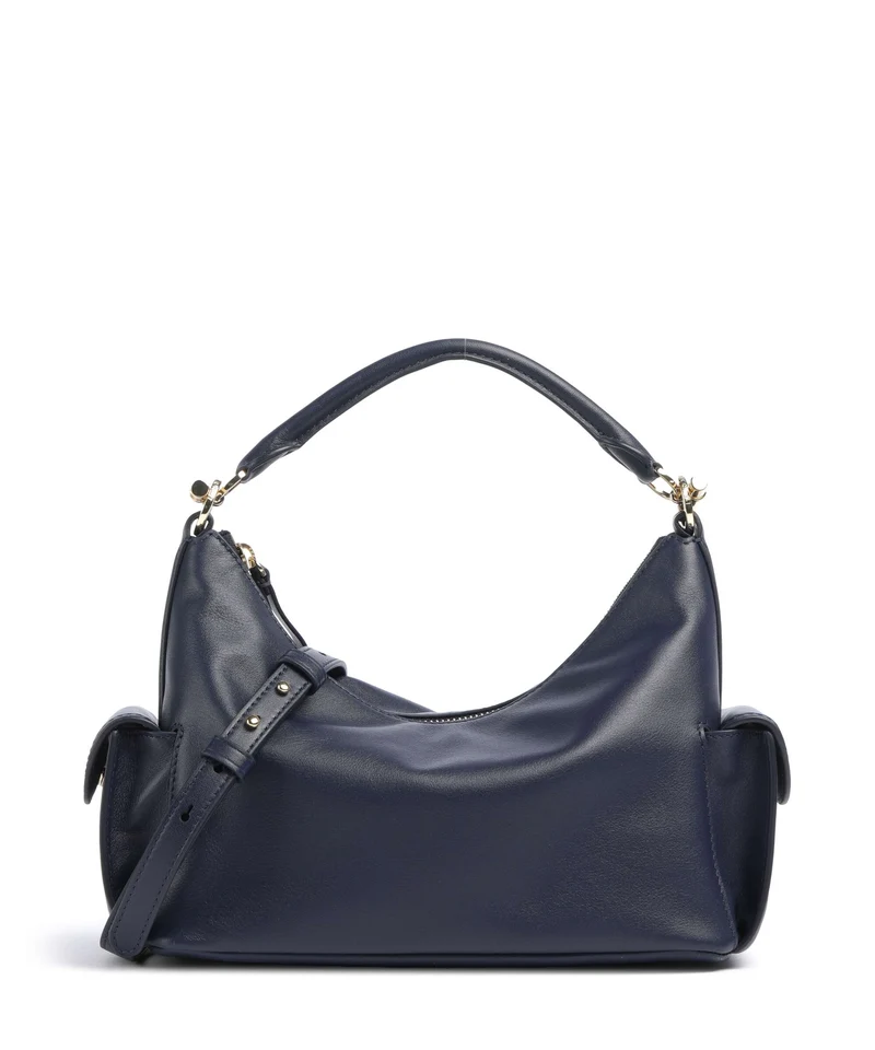 Lauren Ralph Lauren Blaike Small Axelremsväska refined navy