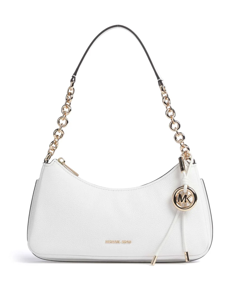 Michael Kors Nolita Medium Axelremsväska optic white