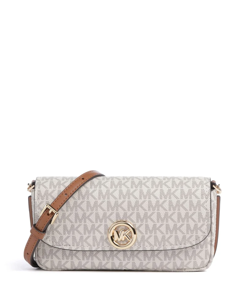 Michael Kors Nolita Small Crossover väska vanilla/acrn