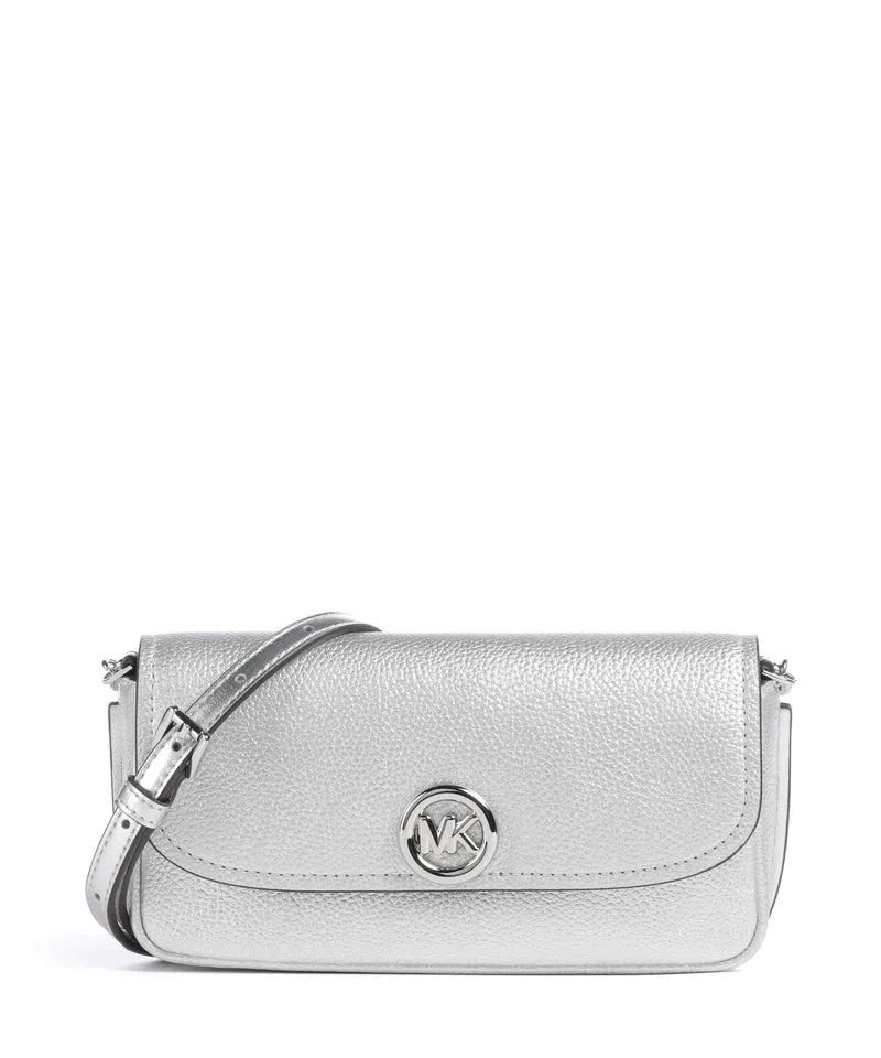 Michael Kors Nolita Small Crossover väska silver