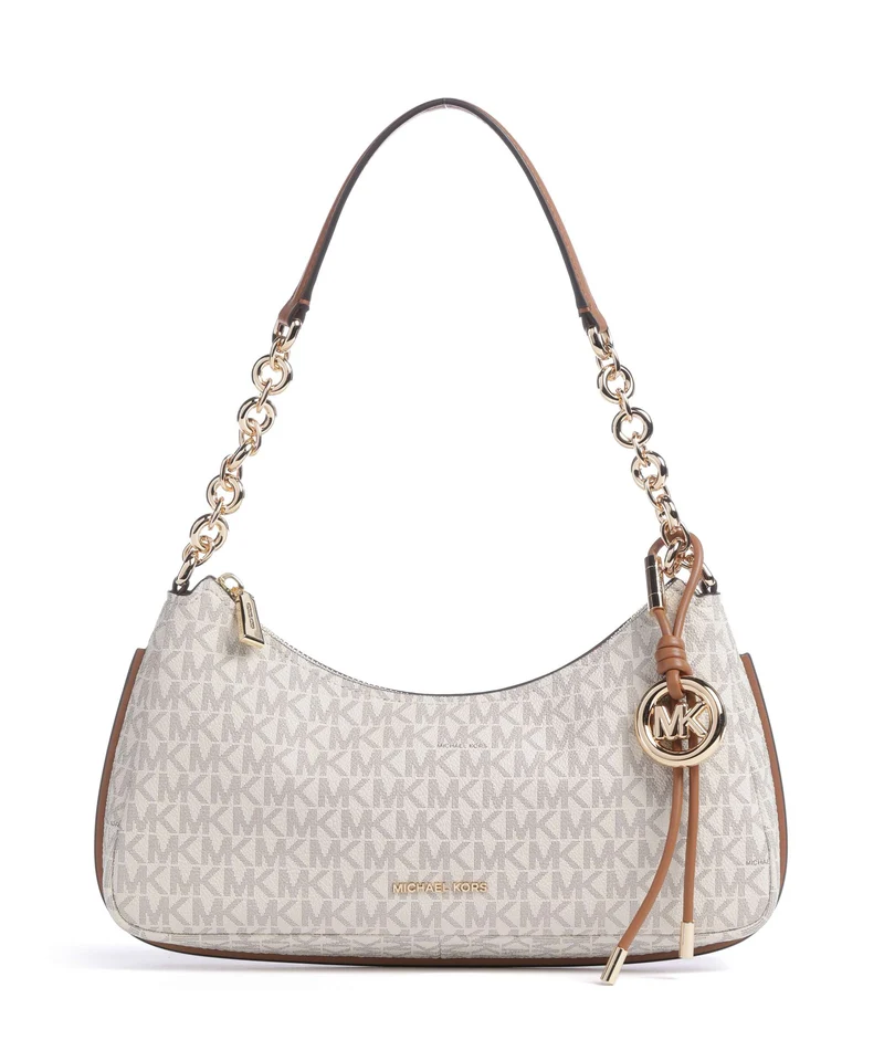 Michael Kors Nolita Medium Axelremsväska vanilla/acrn